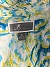 JM Collection Print Teal 3/4 Sleeve Blouse Size 12 - photo 7