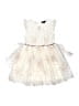 Zunie 100% Polyester Stars Ivory Dress Size 4 - photo 1