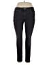 Eileen Fisher Solid Black Jeans Size 14 - photo 1
