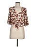 Sienna Sky 100% Polyester Brown 3/4 Sleeve Blouse Size M - photo 1