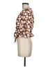 Sienna Sky 100% Polyester Brown 3/4 Sleeve Blouse Size M - photo 5