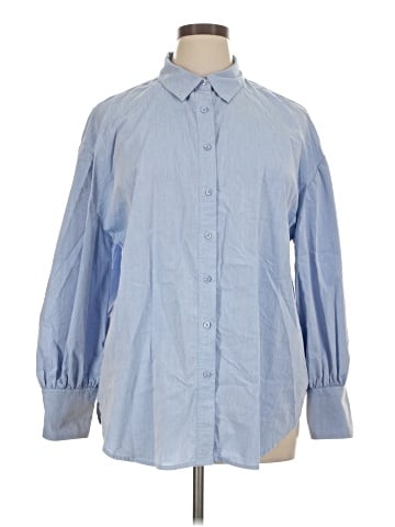 New York & Company Long Sleeve Button-Down Shirt (view 1)