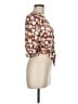 Sienna Sky 100% Polyester Brown 3/4 Sleeve Blouse Size M - photo 4