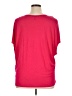 Daisy Fuentes 100% Rayon Pink Short Sleeve Top Size XL - photo 2