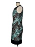Connected Apparel Graphic Teal Cocktail Dress Size 12 - photo 5