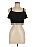 Jump Apparel Black Short Sleeve Top Size 9 - photo 1