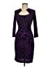 Cache Purple Cocktail Dress Size 6 - photo 1