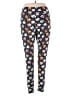 Lularoe Hearts Black Leggings Size 2X (TC2) - photo 2