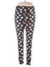 Lularoe Hearts Black Leggings Size 2X (TC2) - photo 1
