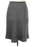 Ann Taylor Chevron-herringbone Marled Gray Wool Skirt Size 8 - photo 2