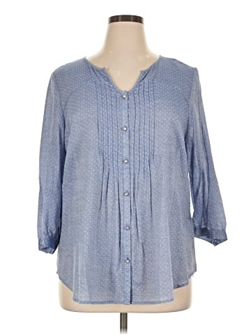 Tribal 3/4 Sleeve Blouse (view 1)