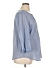 Tribal 100% Rayon Blue 3/4 Sleeve Blouse Size 14 - photo 4