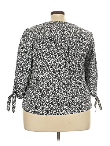 Jones & Co 3/4 Sleeve Blouse (view 2)