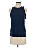 Eberjey Blue Sleeveless Blouse Size S - photo 1