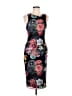 Blanc Floral Black Cocktail Dress Size M - photo 1