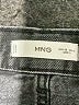 MNG 100% Cotton Chevron-herringbone Gray Jeans Size 6 - photo 7