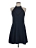 BCBGeneration 100% Polyester Solid Blue Cocktail Dress Size 8 - photo 1