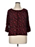 MICHAEL Michael Kors Red 3/4 Sleeve Blouse Size XL - photo 1
