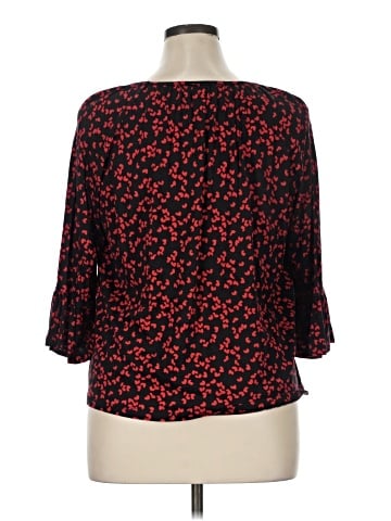 MICHAEL Michael Kors 3/4 Sleeve Blouse (view 2)
