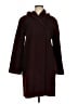 Vince. Burgundy Wool Coat Size M - photo 1