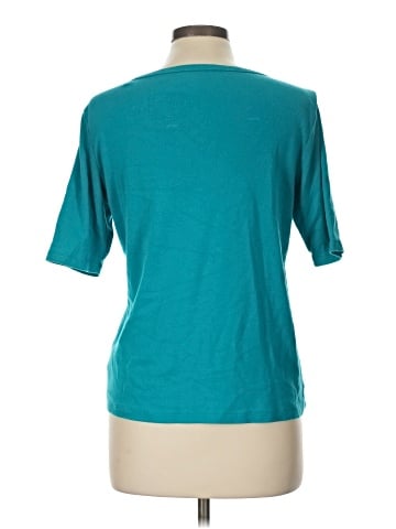 Karen Scott Sport Short Sleeve Henley (view 2)