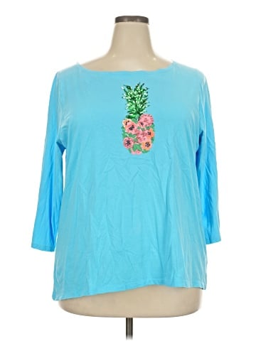 Talbots Outlet 3/4 Sleeve T-Shirt (view 1)
