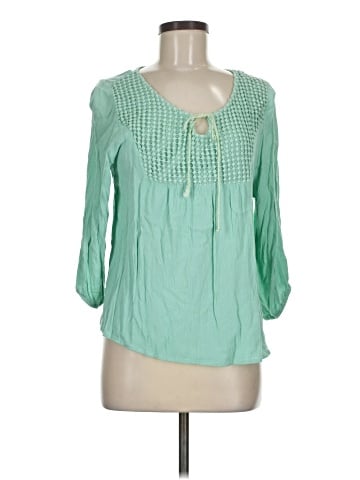 One World 3/4 Sleeve Blouse (view 1)