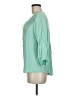 One World 100% Rayon Green 3/4 Sleeve Blouse Size M - photo 5