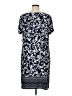 MSK Paisley Blue Casual Dress Size 1X - photo 2