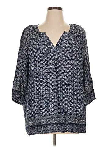 Rose & Thyme 3/4 Sleeve Blouse (view 1)