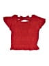 Old Navy 100% Cotton Red Short Sleeve Top Size 8 - photo 2