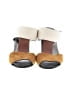 Dorothee Schumacher 100% Leather Color Block Ivory Sandals Size EU 37 - photo 2
