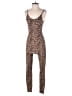American Apparel Animal Print Brown Jumpsuit Size S - photo 1