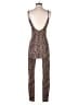 American Apparel Animal Print Brown Jumpsuit Size S - photo 2
