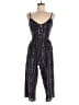 J for Justify 100% Polyester Stripes Blue Jumpsuit Size M - photo 1
