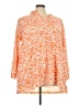 Lands' End Floral Multi Color Orange Poncho Size 3X - photo 1