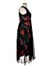 Robbie Bee 100% Polyester Graphic Black Cocktail Dress Size 14 - photo 4