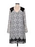 DR2 100% Polyester Gray Casual Dress Size M - photo 1