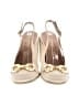 Assorted Brands 100% Leather Ivory Heels Size EU 37 - photo 2
