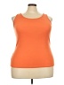 Venezia 100% Cotton Orange Tank Top Size 18 - 20 Plus - photo 1