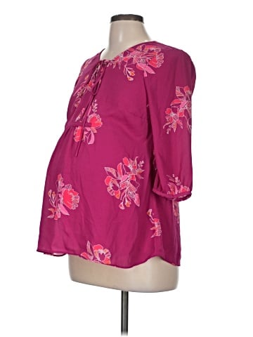 A Pea in the Pod 3/4 Sleeve Blouse (view 1)