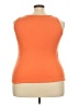 Venezia 100% Cotton Orange Tank Top Size 18 - 20 Plus - photo 2