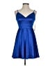 City Studio Blue Cocktail Dress Size 3 - photo 1