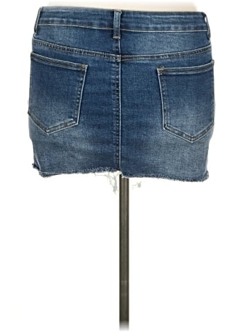 Missguided Denim Skirt (view 2)