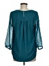 Daniel Rainn 100% Polyester Teal 3/4 Sleeve Blouse Size M - photo 2