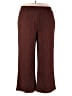 Joan Rivers Brown Casual Pants Size 1X - photo 1
