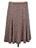 Axcess Animal Print Brown Casual Skirt Size S - photo 1
