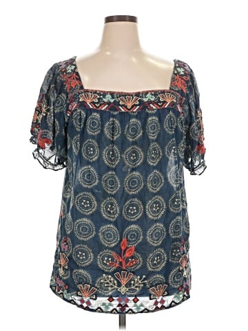 Johnny Was Short Sleeve Blouse (view 1)