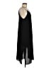 Lush 100% Polyester Solid Black Casual Dress Size M - photo 4