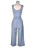 Dex Stripes Blue Jumpsuit Size S - photo 2